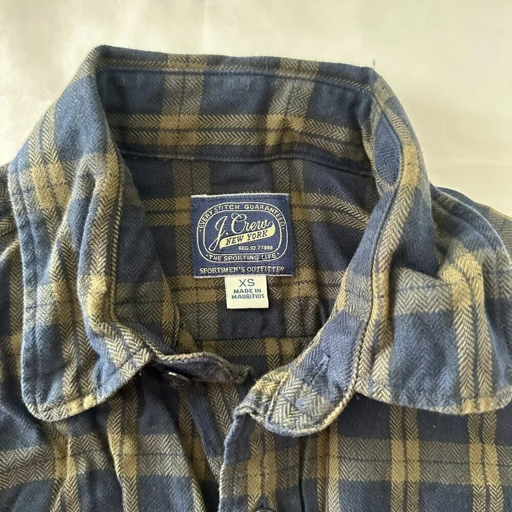 JCrew Flannel Long Sleeve Button Down